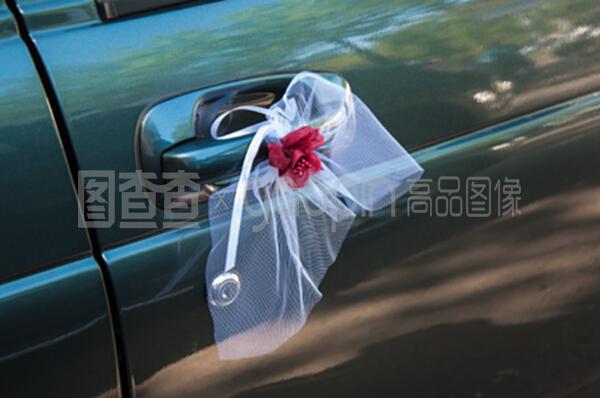 婚禮汽車裝飾.
