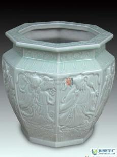 景德鎮瓷器 青釉雕刻 八角八仙圖_禮品、工藝品、飾品_世界工廠網中國產品信息庫