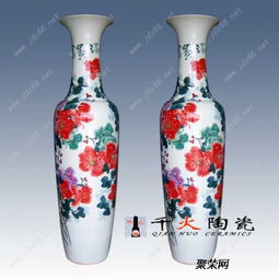 景德鎮定做純手工房產開業禮品陶瓷大花瓶廠家